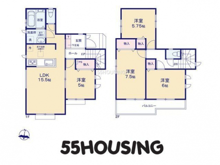 間取り図（販１戸建）　-