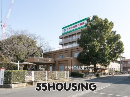 周辺環境　医療法人社団愛友会上尾中央第二病院 徒歩34分。 2680m