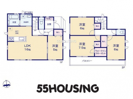 間取り図（販１戸建）　-