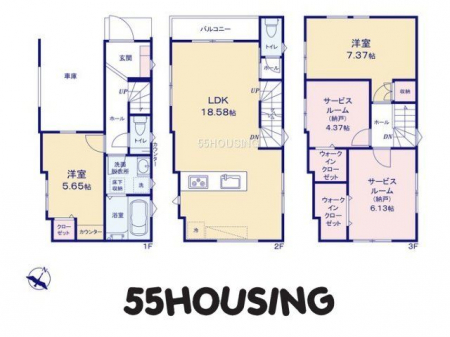 間取り図（販１戸建）　-