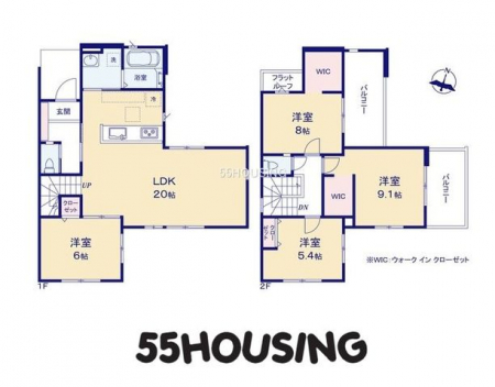 間取り図（販１戸建）　-