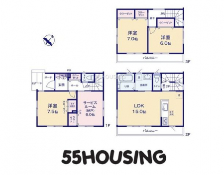 間取り図（販１戸建）　-