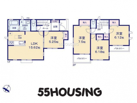 間取り図（販１戸建）　-