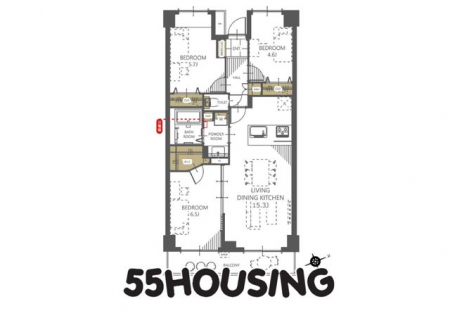 �Ԏ��}�i�̂P�}���V�����j�@-