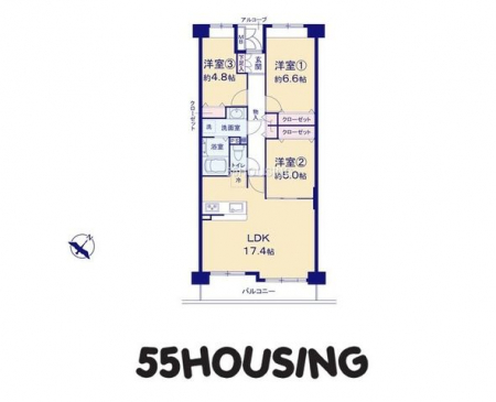 �Ԏ��}�i�̂P�}���V�����j�@-