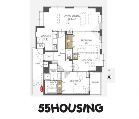 �Ԏ��}�i�̂P�}���V�����j�@-