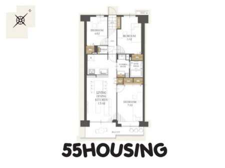 �Ԏ��}�i�̂P�}���V�����j�@-