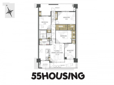 �Ԏ��}�i�̂P�}���V�����j�@-