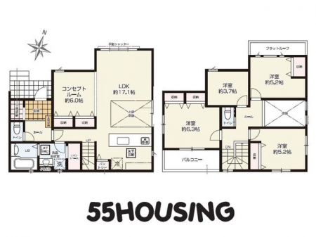 �Ԏ��}�i�̂P�ˌ��j�@-