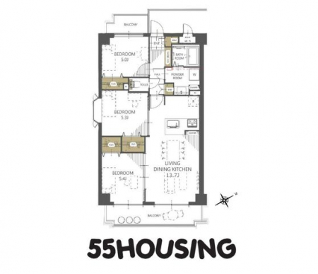 �Ԏ��}�i�̂P�}���V�����j�@-