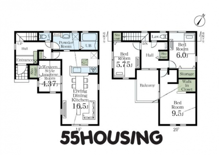 �Ԏ��}�i�̂P�ˌ��j�@-