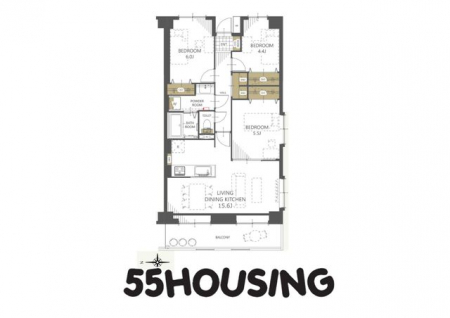 �Ԏ��}�i�̂P�}���V�����j�@-