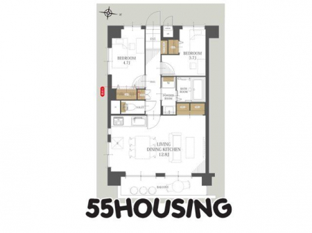 �Ԏ��}�i�̂P�}���V�����j�@-