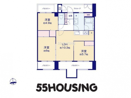 �Ԏ��}�i�̂P�}���V�����j�@-