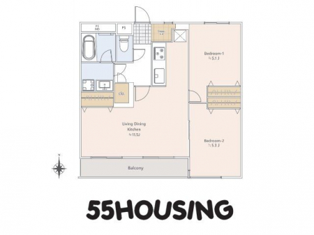 �Ԏ��}�i�̂P�}���V�����j�@-